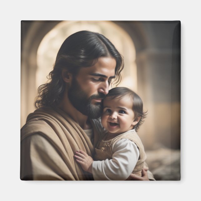 Imán arte de Jesús (Frente)