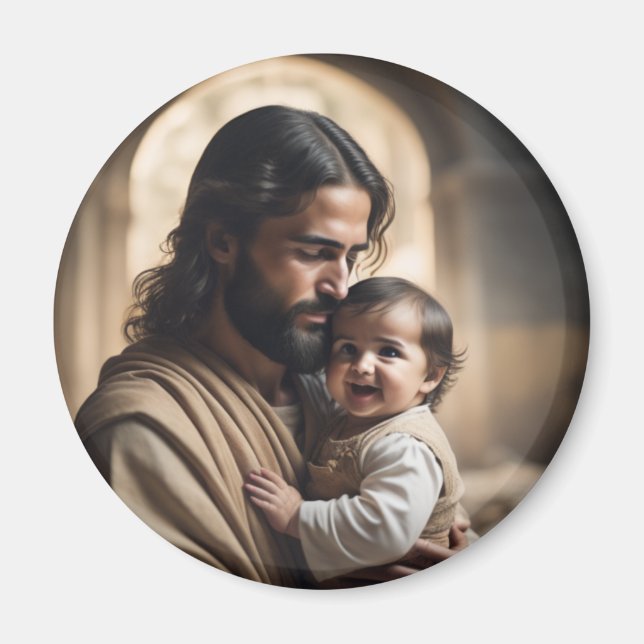 Imán arte de Jesús (Frente)