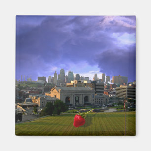 Imán Arte de la cocina de Kansas City