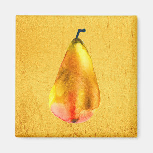Imán Arte de la fruta del Oso de Oro