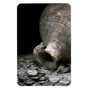 Imán arte de la moneda antigua