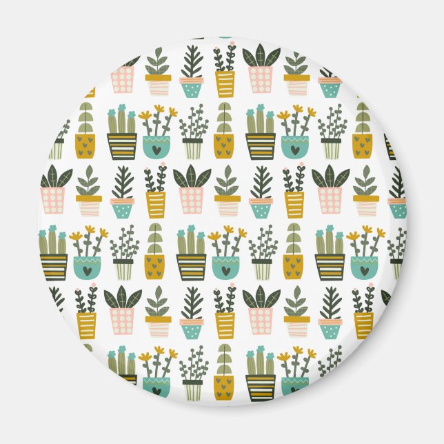 Imán Arte de la pared de la planta (Frente)