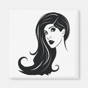 Imán Arte de maquillaje de moda para una mujer hermosa 