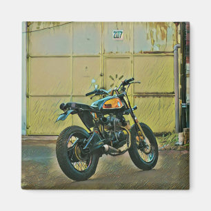 Imán Arte de motocicleta vintage