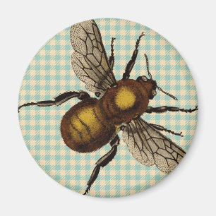 Imán Arte de oro de la abeja
