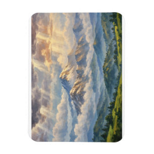 Imán Arte de paisaje fotográfico editado (Mejor calidad