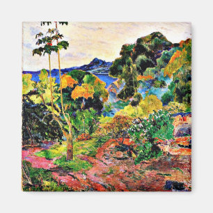 Imán Arte de Paul Gauguin: Paisaje de Martinica
