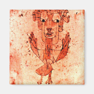 Imán Arte de Paul Klee: Angelus Novus (Nuevo ángel)