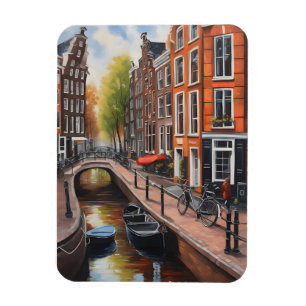 Imán Arte de pintura al óleo de Ámsterdam