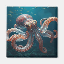 Arte de Pulpo de Vidrio Irisado | Vida de Mar Prof
