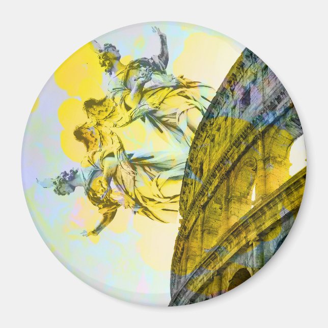 Imán Arte de Roma de moda en Guay (Frente)