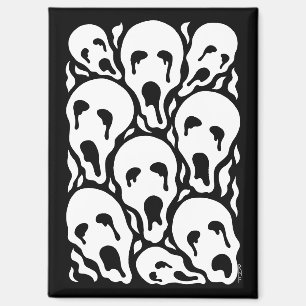 Imán Arte de terror extraño de almas atormentadas
