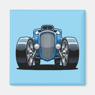 Imán Arte de Toon Hotrod 