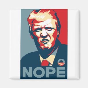 Imán Arte de Trump Nope