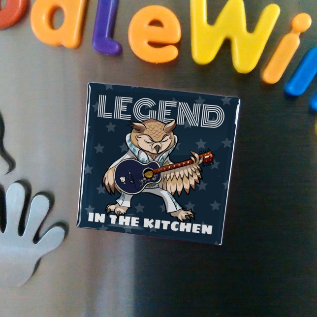 Imán Arte de una estrella de rock legendaria y extravag (Subido por el creador)