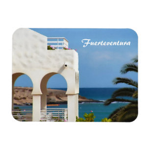 Imán Arte de viaje costero de Fuerteventura