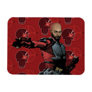 Imán Arte del cómic del pelotón el   Deadshot del