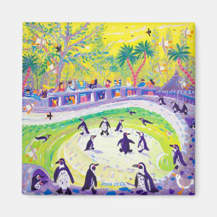Imán Arte del refrigerador: Pingüinos hambrientos