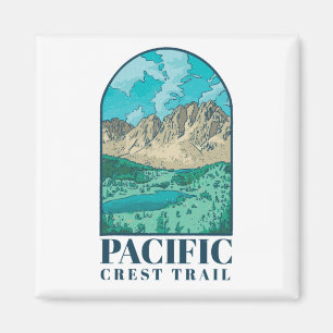 Imán Arte del Sendero Pacific Crest