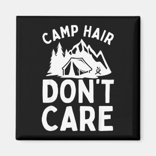 Imán Arte divertido de camping para hombres mujeres cam