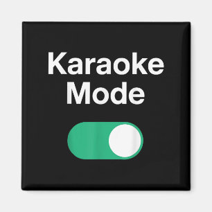 Imán Arte Divertido de Karaoke para Hombres Mujeres Can