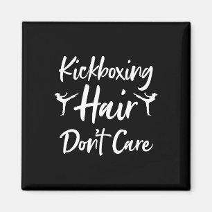Imán Arte divertido de kickboxing para hombres y mujere