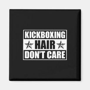 Imán Arte divertido de kickboxing para hombres y mujere