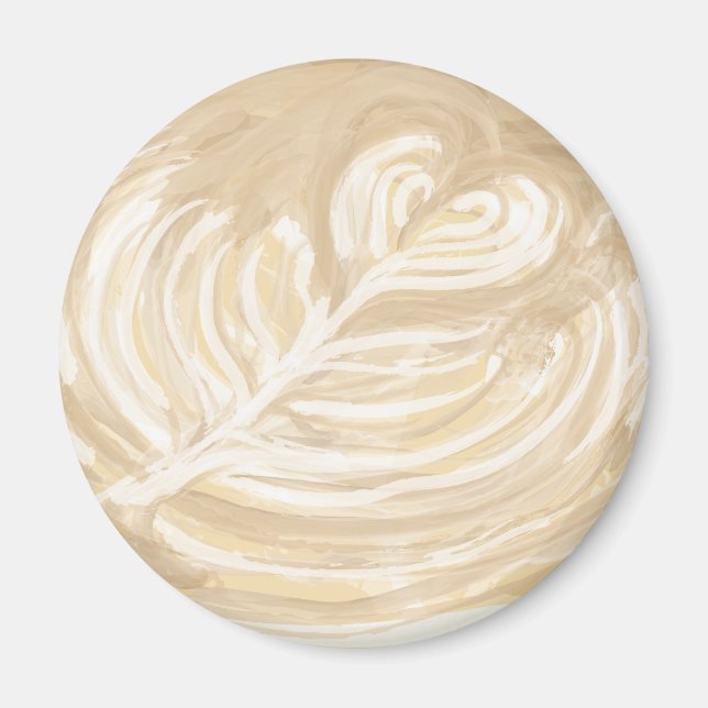 Imán arte en el corazón del café (Frente)