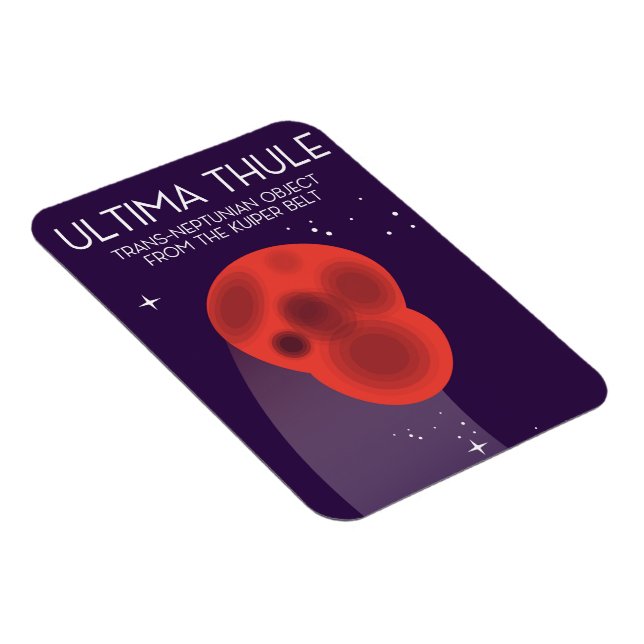 Imán arte espacial del cinturón de Keiper Ultima Thule (Lado Derecho)