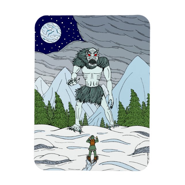 Imán Arte extraño de terror de Ithaqua (Vertical)