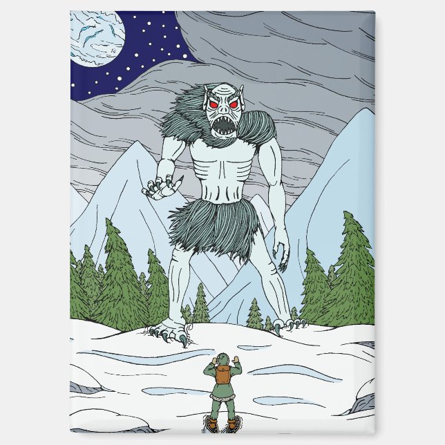 Imán Arte extraño de terror de Ithaqua (Anverso)