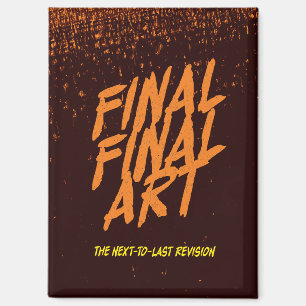 Imán Arte Final Final - parodia de cartel de película v