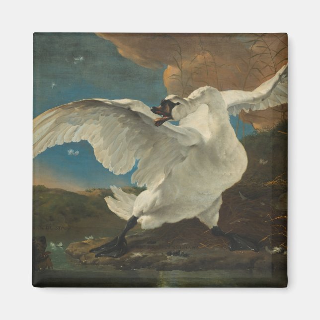 Imán Arte fino de Swan Asselijn (Frente)