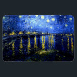 Imán Arte fino Van Gogh, noche estrellada sobre el Róda<br><div class="desc">La famosa pintura impresionista de Vincent van Gogh,  Noche estrellada sobre el Ródano</div>
