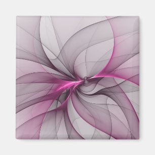 Imán Arte fractal abstracto moderno caótico elegante ro
