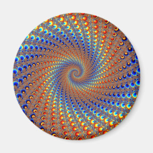 Imán Arte fractal de Monterey
