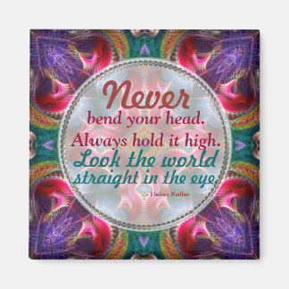 Imán Arte Fractal Fantasía Cita Motivadora Magnet