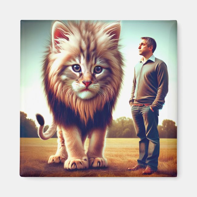 Imán Arte gatito (Frente)