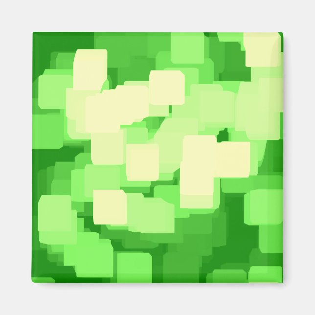 Imán Arte geométrico "Iceberg" (Frente)