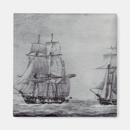 Imán Arte gráfico de barcos finos Oceanic Trek