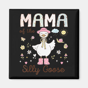 Imán Arte Gráfico del Primer Cumpleaños de Mama Silly G