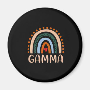 Imán Arte Madre Gamma Rainbow Grandma Cute Cumpleaños