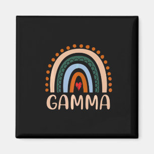 Imán Arte Madre Gamma Rainbow Grandma Cute Cumpleaños