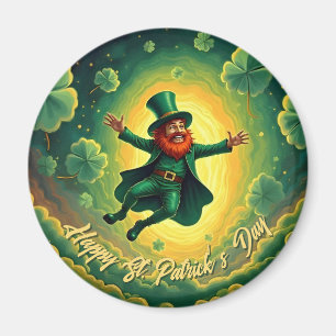 Imán Arte mágico del duende del día de San Patricio