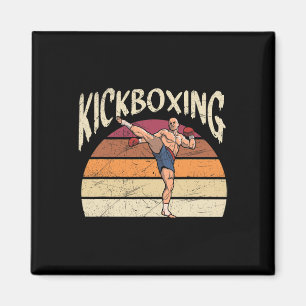Imán Arte marcial de kickboxing kickboxer