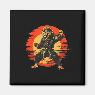 Imán Arte marcial de kickboxing león taekwondo mma judo