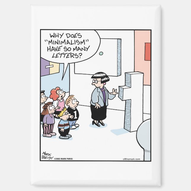 Imán Arte minimalista (Anverso)