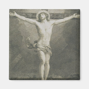 Imán Arte Minimalista Crucifixión Monomática