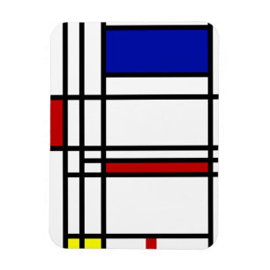 Imán Arte moderno de Mondrian