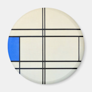 Imán Arte moderno de Piet Mondrian